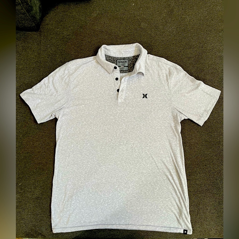 Hurley gray polo shirt